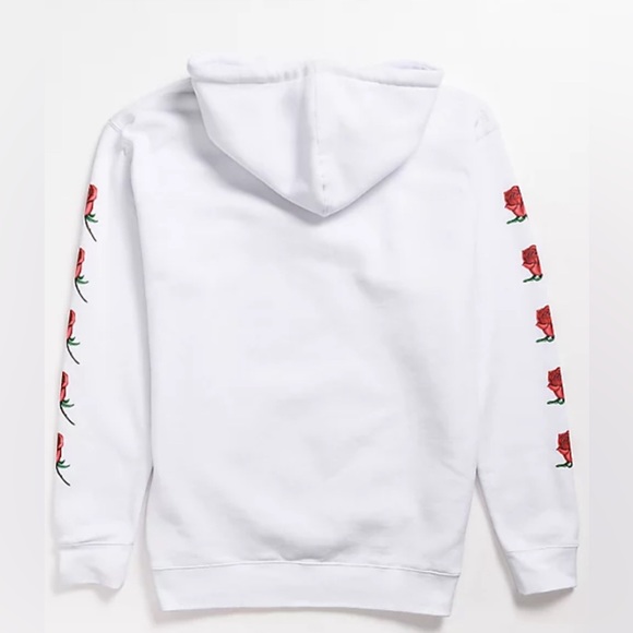 Obey | Airbrushed Rose White Hoodie - Picture 3 of 3